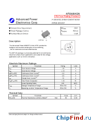 Datasheet AP2305AGN manufacturer A-Power