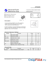 Datasheet AP2305N manufacturer A-Power