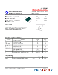 Datasheet AP2N7002K manufacturer A-Power