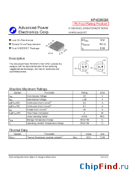 Datasheet AP4226GM manufacturer A-Power