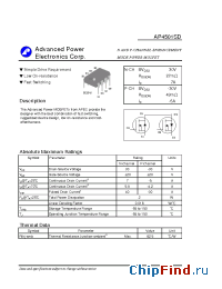 Datasheet AP4501SD manufacturer A-Power