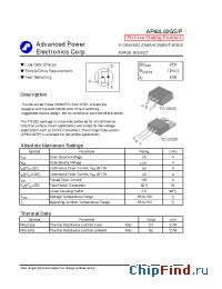 Datasheet AP60L02GP manufacturer A-Power