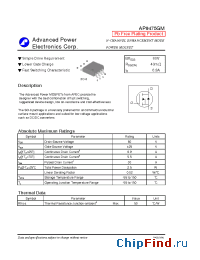 Datasheet AP9475GM manufacturer A-Power