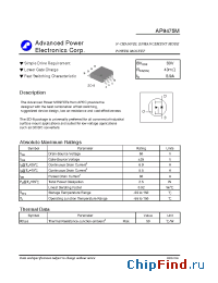 Datasheet AP9475M manufacturer A-Power
