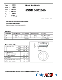 Datasheet 5SDD60Q2800 manufacturer ABB