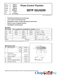 Datasheet 5STP52U5200 manufacturer ABB