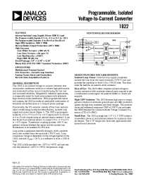 Datasheet 1B22A manufacturer Analog Devices