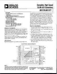 Datasheet AD1316 manufacturer Analog Devices