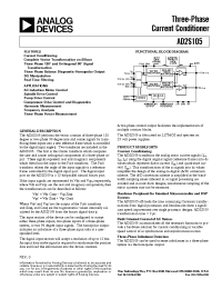 Datasheet AD2S105 manufacturer Analog Devices