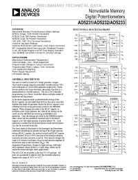 Datasheet AD5233BRU50-REEL7 производства Analog Devices