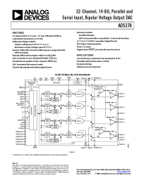 Datasheet AD5378ABC manufacturer Analog Devices