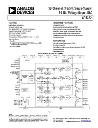 Datasheet AD5382BST-3-REEL manufacturer Analog Devices