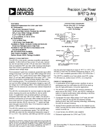 Datasheet AD548A manufacturer Analog Devices