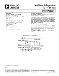 Datasheet AD5531BRU manufacturer Analog Devices