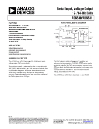 Datasheet AD5531BRU-REEL manufacturer Analog Devices