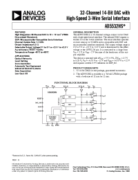 Datasheet AD5532HSABC manufacturer Analog Devices