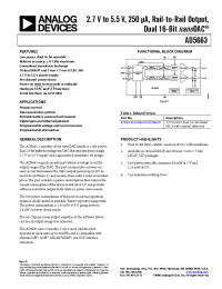 Datasheet AD5663BRMZ-REEL7 производства Analog Devices
