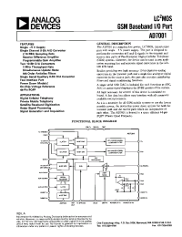 Datasheet AD7001 производства Analog Devices