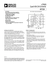 Datasheet AD7226B производства Analog Devices
