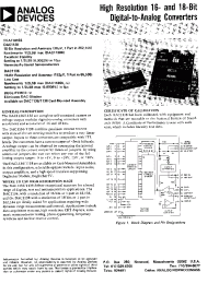Datasheet DAC1138 производства Analog Devices