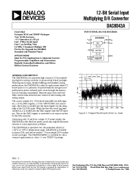 Datasheet DAC8043AFP производства Analog Devices
