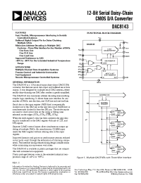 Datasheet DAC8143A/883 производства Analog Devices
