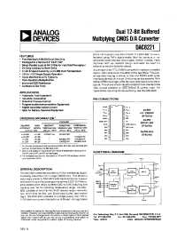 Datasheet DAC8221AW производства Analog Devices