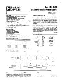 Datasheet DAC8228FP производства Analog Devices