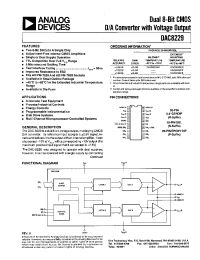 Datasheet DAC8229ER производства Analog Devices
