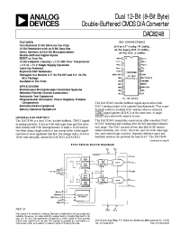 Datasheet DAC8248AW производства Analog Devices