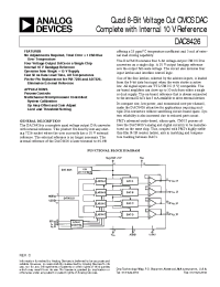 Datasheet DAC8426AR2 производства Analog Devices