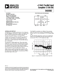 Datasheet DAC8562 производства Analog Devices