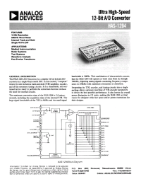 Datasheet HAS-1204 производства Analog Devices