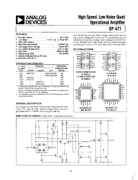 Datasheet OP-471 производства Analog Devices