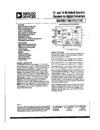 Datasheet RDC1740411B производства Analog Devices