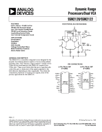 Datasheet SSM2122 производства Analog Devices