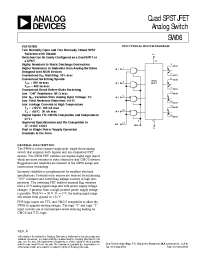 Datasheet SW06BRC/883 manufacturer Analog Devices