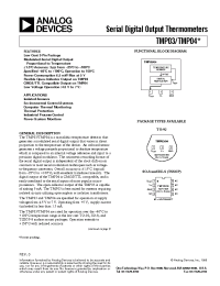Datasheet TMP03GBC manufacturer Analog Devices