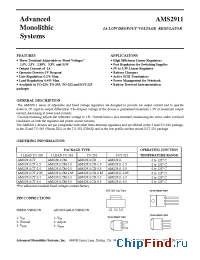 Datasheet AMS2911CM manufacturer AMS