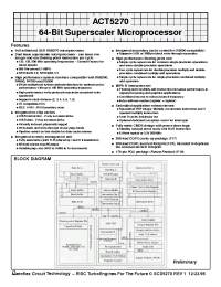Datasheet ACT-5270PC-133P10C производства Aeroflex