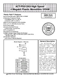 Datasheet ACT-9S512K8N-010L2I производства Aeroflex