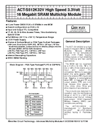 Datasheet ACT-S512K32V-017P1C производства Aeroflex