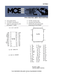 Datasheet MT70014 производства Aeroflex