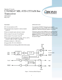 Datasheet UT63M-147BCA производства Aeroflex