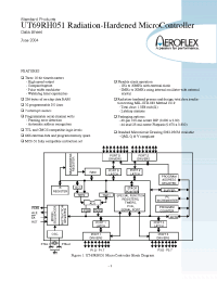 Datasheet UT69RH051P-CA производства Aeroflex