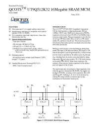 Datasheet UT9Q512K32-SWC производства Aeroflex