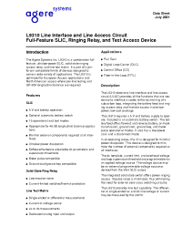 Datasheet LUCL9310AP-D производства Agere
