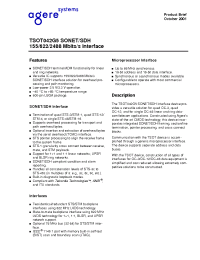 Datasheet TSOT042G5 производства Agere