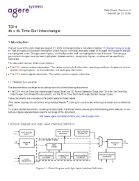 Datasheet TTSI004321BL-2-DB производства Agere