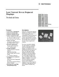 Datasheet 5082-A101-LK000 производства Agilent
